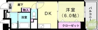 西鈴蘭台シティコート【10階】の間取り
