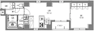 S-RESIDENCE日本橋馬喰町【9階】の間取り