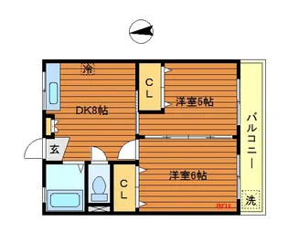 旭マンション【3階】の間取り