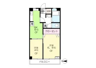 池上サンハイツ【3階】の間取り