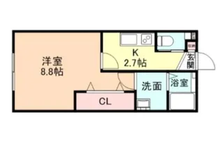 コモド太閤山II【1階】の間取り