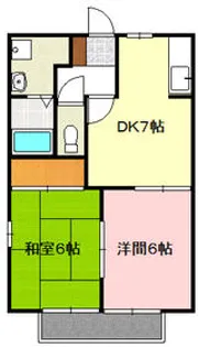 サンクルールME【2階】の間取り