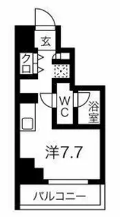 クラリッサ横浜ベーネ【2階】の間取り
