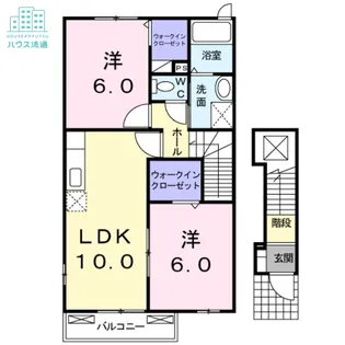 エレガント富の原IIB【2階】の間取り