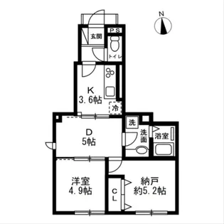 Bonheur【1階】の間取り