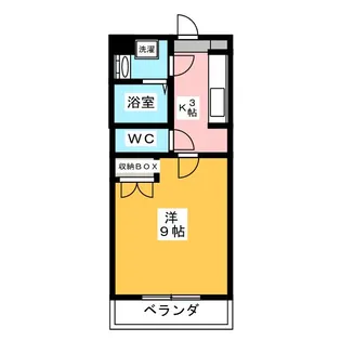 ビアンクルー【3階】の間取り