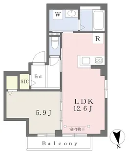 ルルハレ【3階】の間取り