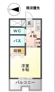 コアクレスト上草柳III【1階】の間取り