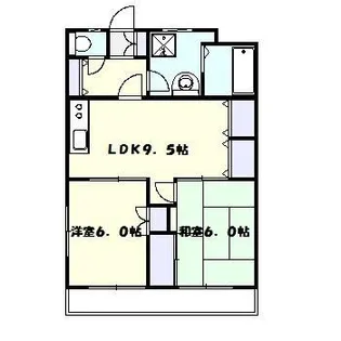 グリーンヒル藤が丘D【3階】の間取り