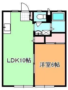 フェリーチェKM C【2階】の間取り