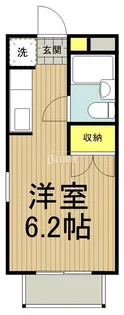 グロウス国立III【2階】の間取り