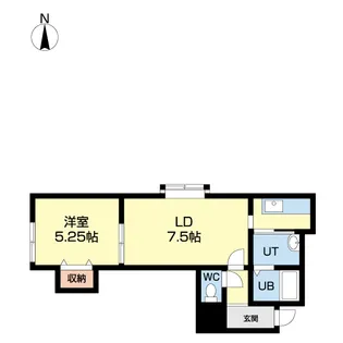 ユニゾン富丘【3階】の間取り