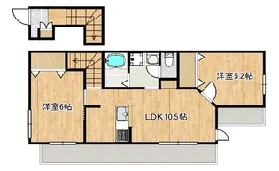 エルフズマンション【2階】の間取り