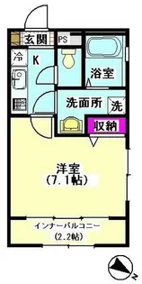 コーラル下丸子【1階】の間取り