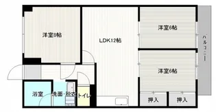 上東雲サンシャインビル【6階】の間取り