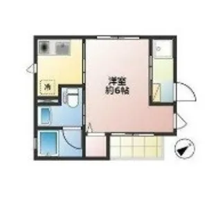 K‘Sタウン安浦【2階】の間取り