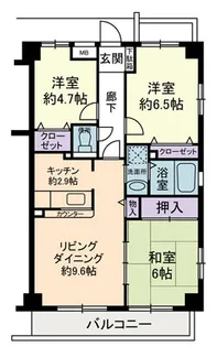 ロイヤル湘南【4階】の間取り