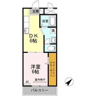 クレール静【2階】の間取り