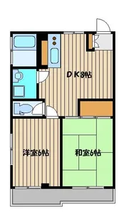 帆足ハウス【3階】の間取り
