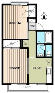 セジュール・山口【1階】の間取り