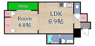 ブリーゼ城東【3階】の間取り