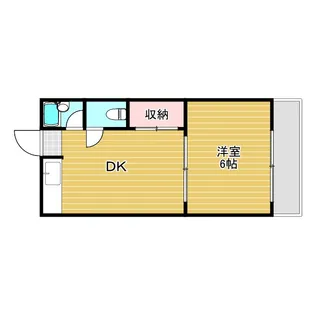 グリーンヴィラ千里【3階】の間取り
