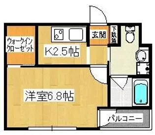 S FORT西船橋【4階】の間取り