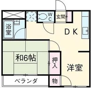 シティー秋桜【3階】の間取り