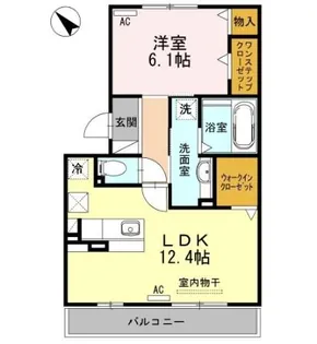 ヴェルドミール【2階】の間取り