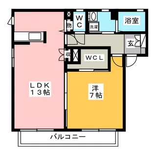 コーポアツミ【2階】の間取り