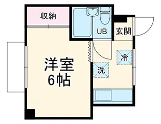 河野ビル【4階】の間取り