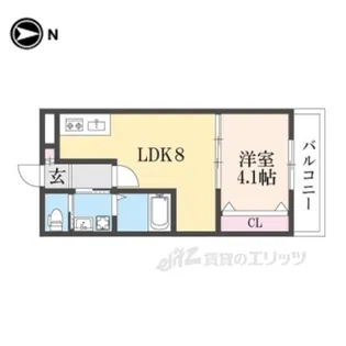 ESCALA四條畷【2階】の間取り