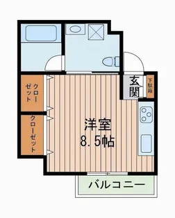 フロンティアゲート淀川【2階】の間取り
