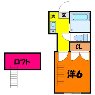 天神パレス【2階】の間取り