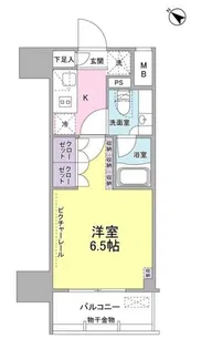 SIL西五反田【11階】の間取り