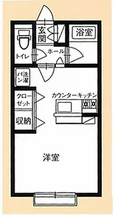 DI新富C棟【2階】の間取り
