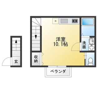 フロイデ【2階】の間取り