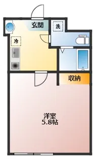 Park Avenue Machiya【1階】の間取り