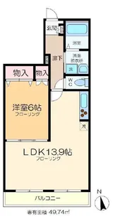 コンセール メゾン【1階】の間取り