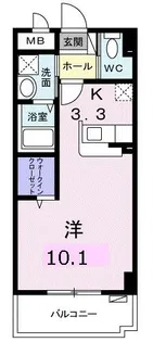 カーサ ダ・ヴィンチ【6階】の間取り