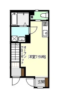 グランディールメゾン栄田A棟【1階】の間取り
