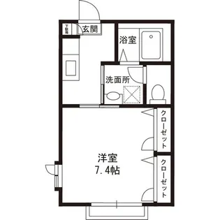 ベラルーメ【1階】の間取り