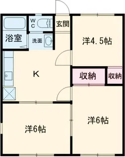 アーバンハイツ【2階】の間取り