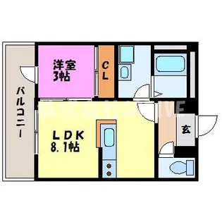 ベルメゾンFII【3階】の間取り