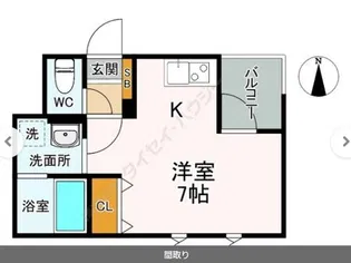 EIRA西葛西【1階】の間取り