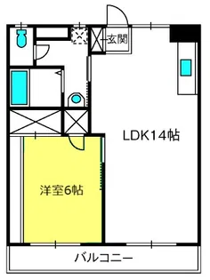 グローリア南大塚【2階】の間取り