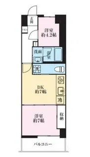 ハイネス池尻【4階】の間取り
