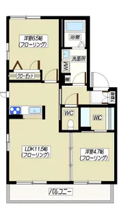 ナチュール桜【3階】の間取り