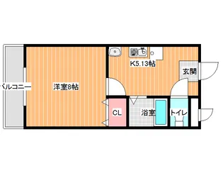 大阪府柏原市田辺2【マンション】の間取り