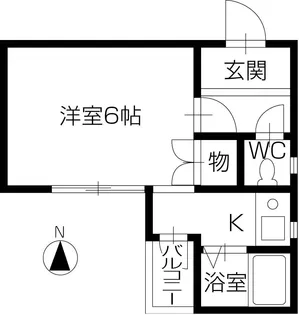 エーデルハイム木屋町【1階】の間取り